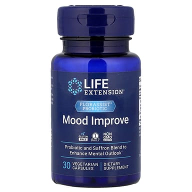 Пробиотик Life Extension FLORASSIST® Mood Improve, 30 растительных капсул