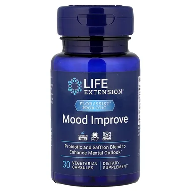 Фото товара: Пробиотик Life Extension FLORASSIST® Mood Improve, 30 растительных капсул