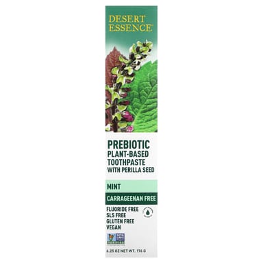 Зубная паста Desert Essence Prebiotic Plant-Based, вкус Mint, 176 г