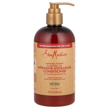 Кондиционер SheaMoisture Manuka Honey & Mafura Oil Intensive Hydration, 384 мл, масло