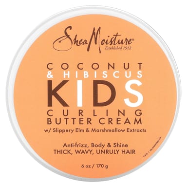 Детский крем SheaMoisture Curling Butter, вкус Coconut & Hibiscus, 170 г