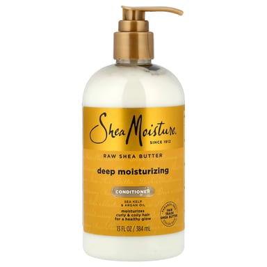 Кондиционер SheaMoisture Raw Shea Butter Deep Moisturizing Curly & Coily Hair, 384 мл