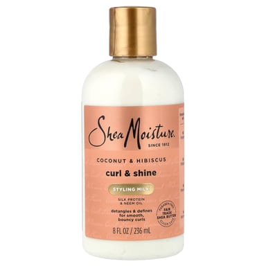 Молочко для укладки SheaMoisture, 236 мл