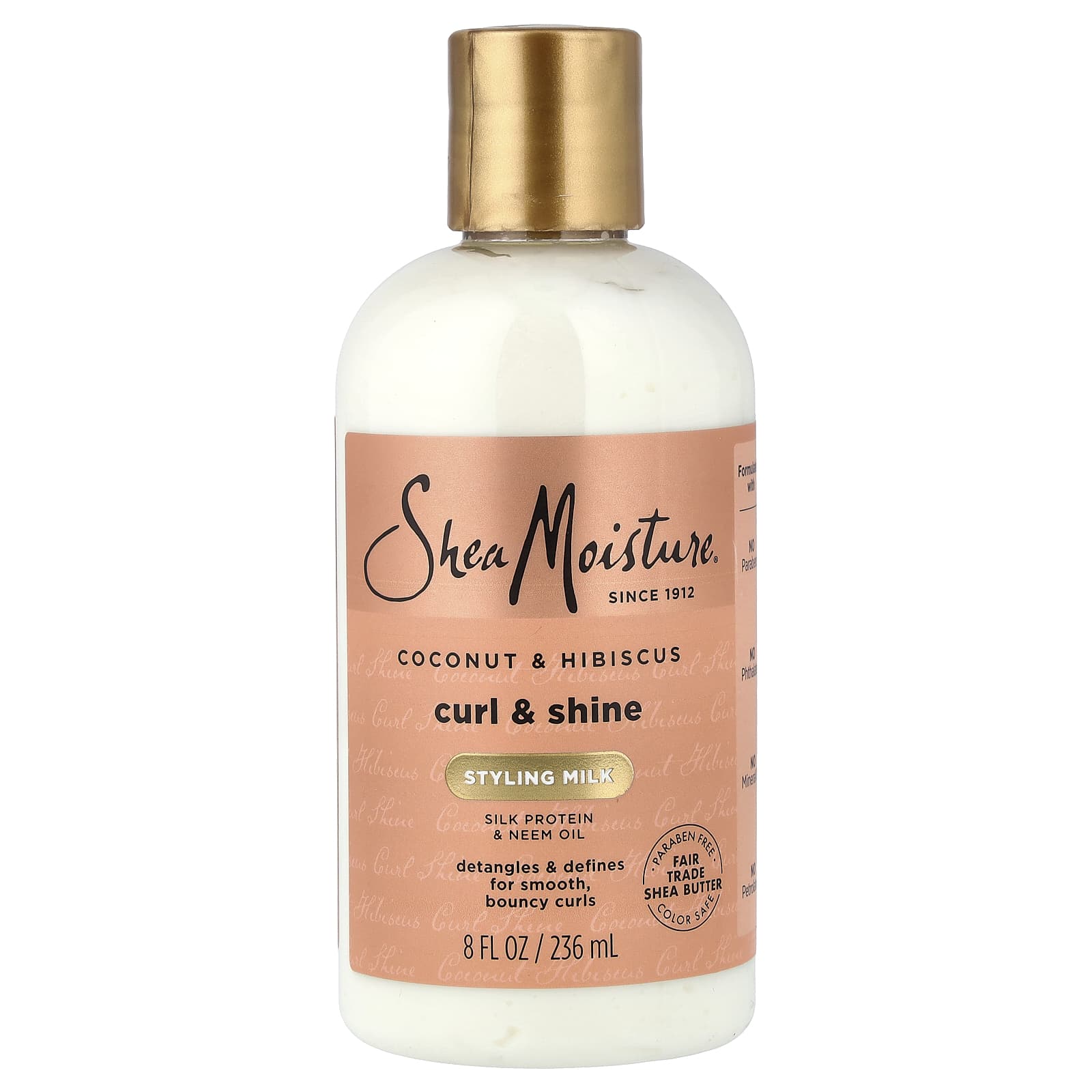 Молочко для укладки SheaMoisture, 236 мл