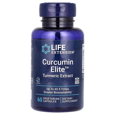Куркумин Life Extension Elite Turmeric Extract, 60 растительных капсул