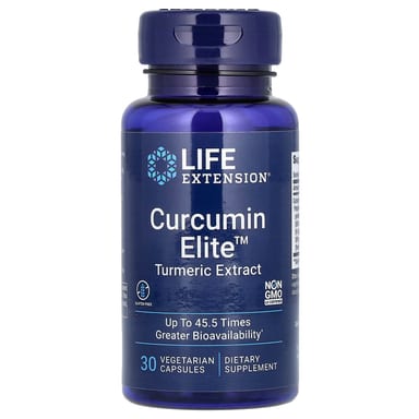 Куркумин Life Extension Elite Turmeric Extract, 30 растительных капсул