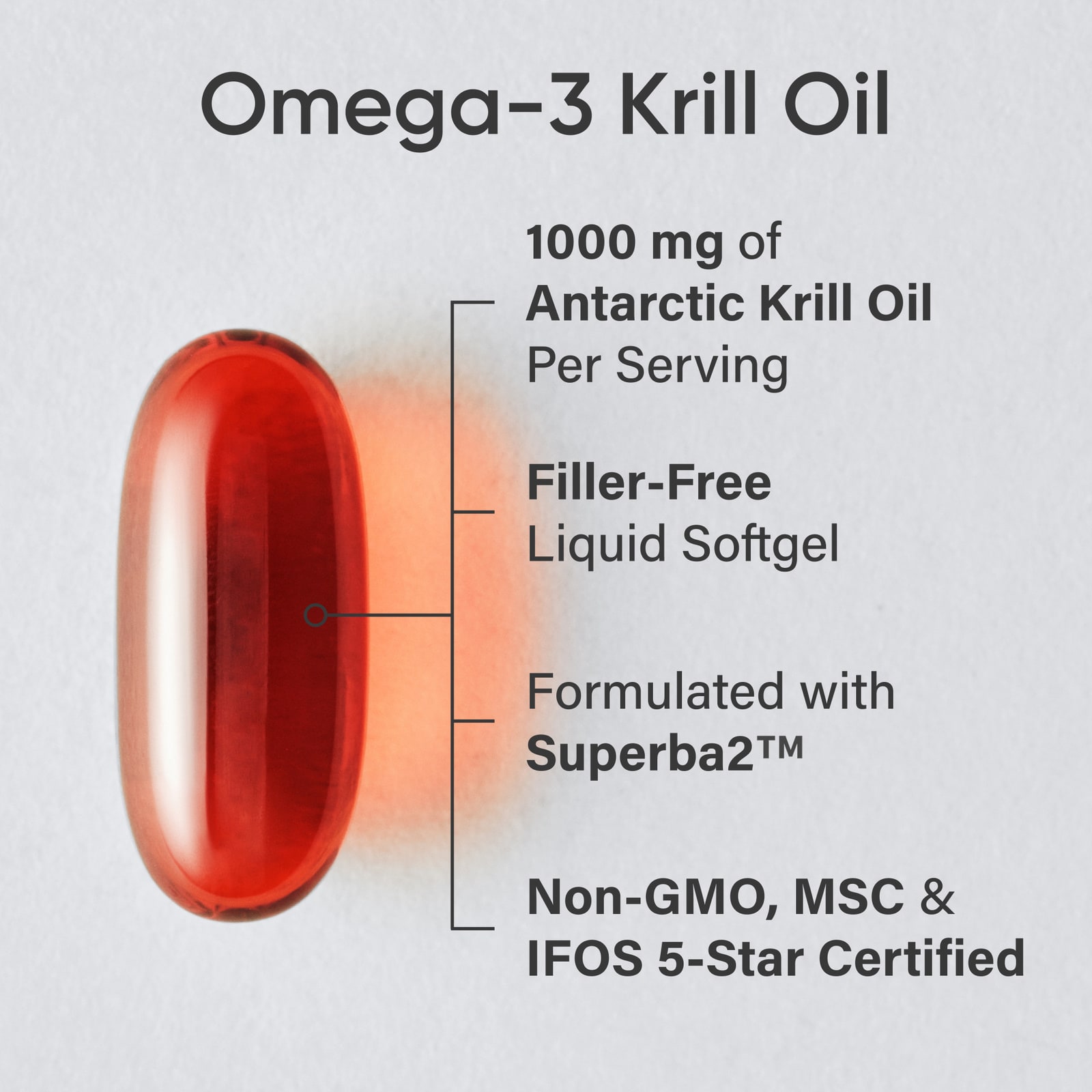 Масло криля Sports Research Omega-3, 30 мягких капсул