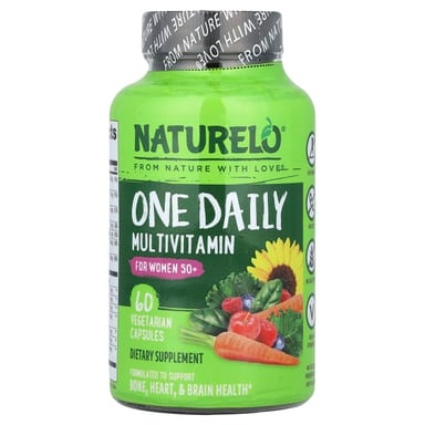 Мультивитамины NATURELO One Daily For Women 50+, 60 растительных капсул