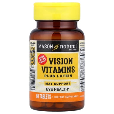 Витамины Mason Natural Vision Plus Lutein, 60 таблеток