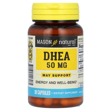 DHEA Mason Natural, 50 мг, 30 капсул