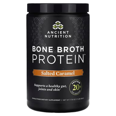 Протеин Ancient Nutrition Bone Broth Salted Caramel, 506 г, 1.