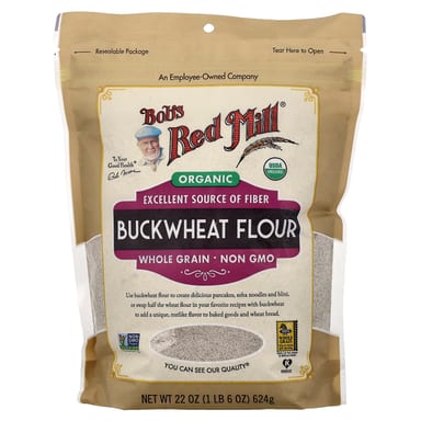 Мука Bob's Red Mill Organic Buckwheat Whole Grain, 624 г