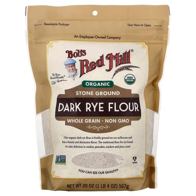Мука Bob's Red Mill Organic Dark Rye Whole Grain, 567 г