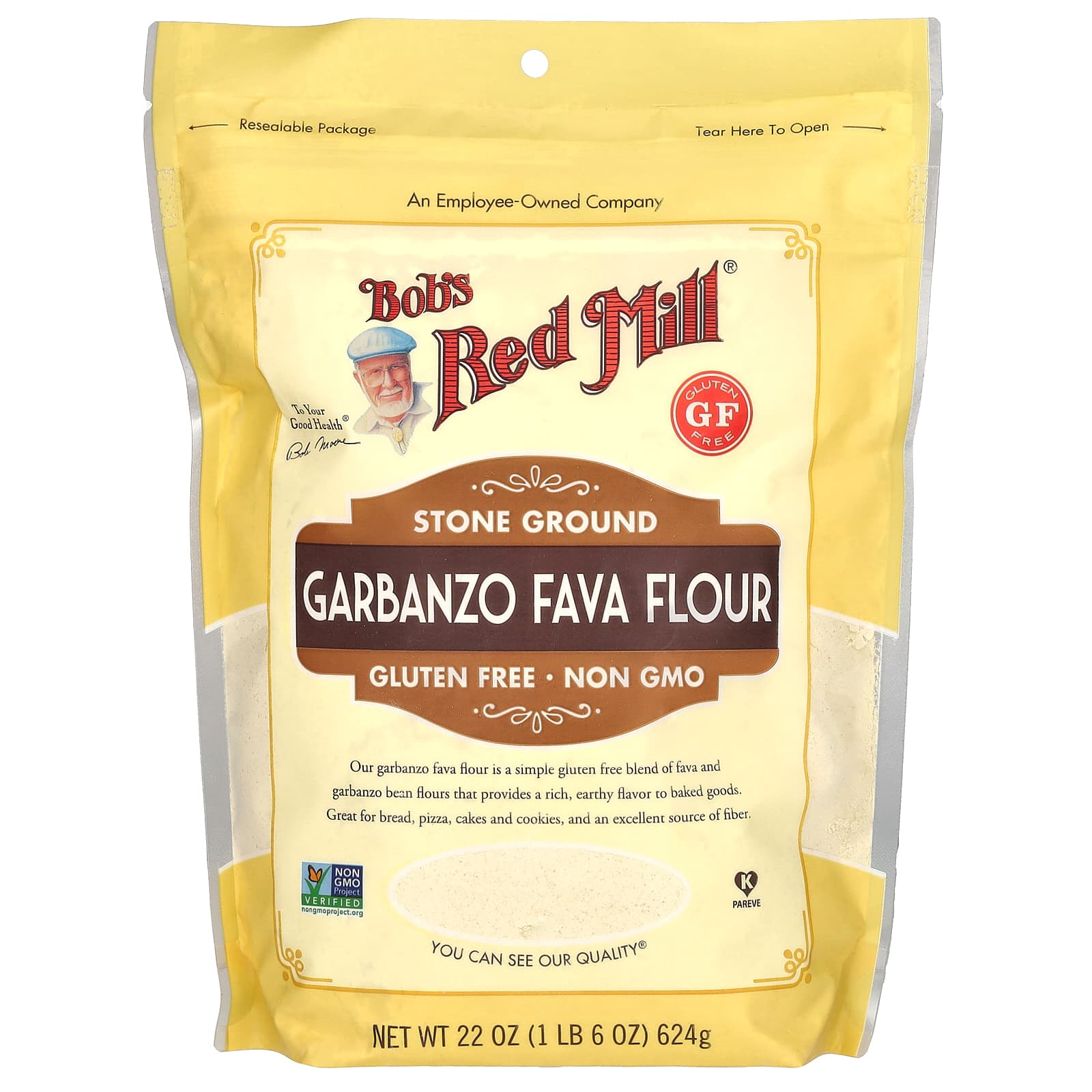 Мука Bob's Red Mill Garbanzo Fava, 624 г