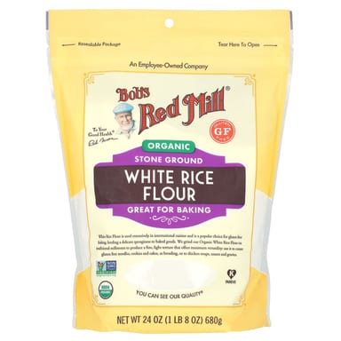 Мука Bob's Red Mill Organic White Rice, 680 г