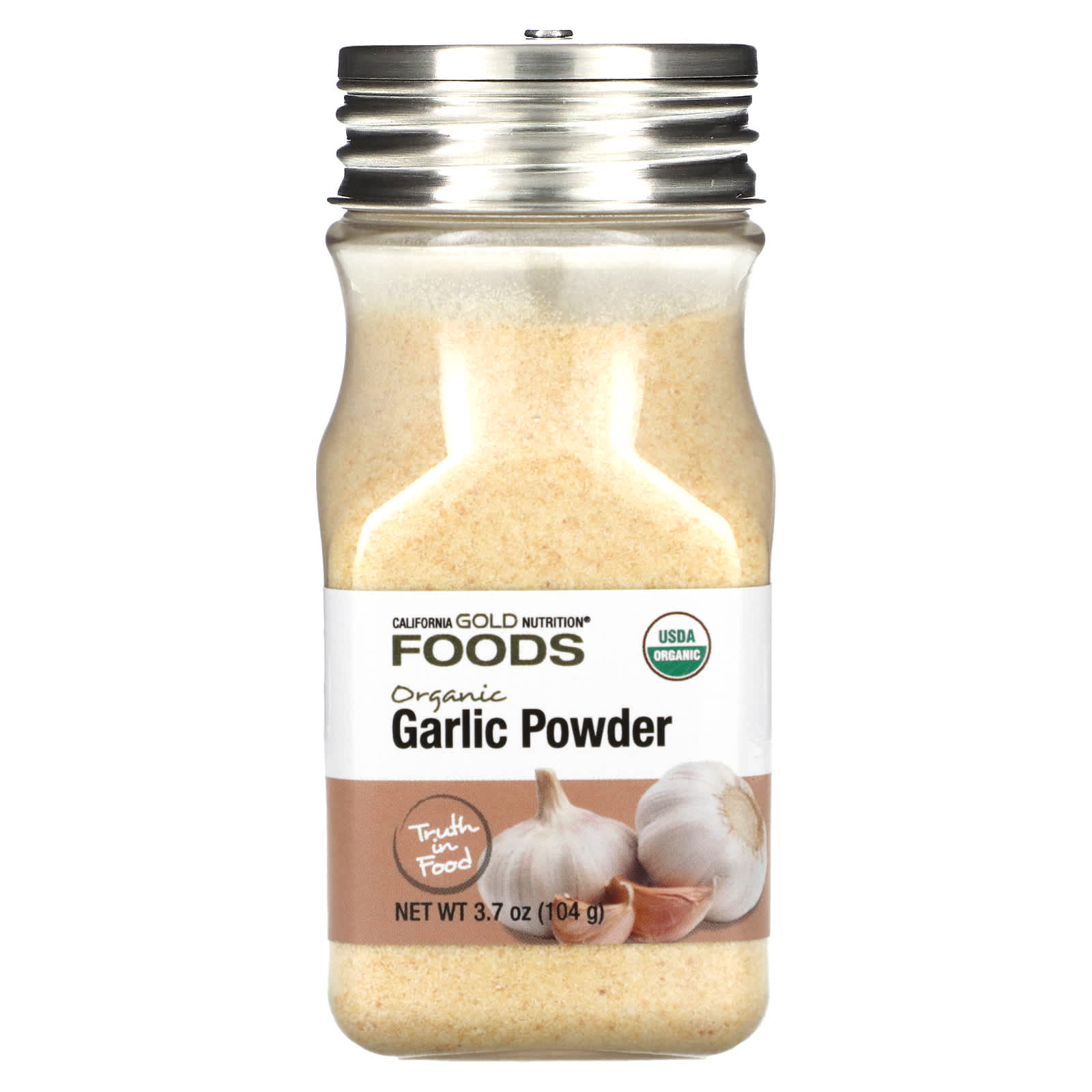 Чесночный порошок California Gold Nutrition Foods, 104 г