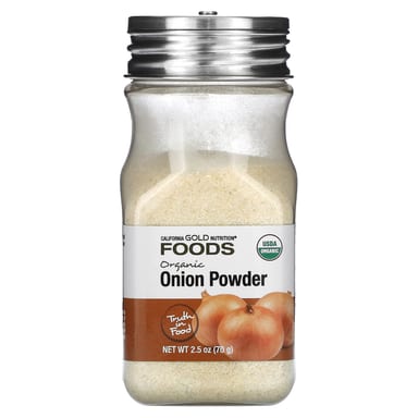 Луковый порошок California Gold Nutrition Foods, 70 г