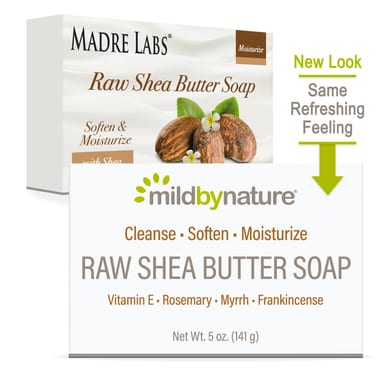 Мыло Mild By Nature Raw Shea Butter Soap, 141 г
