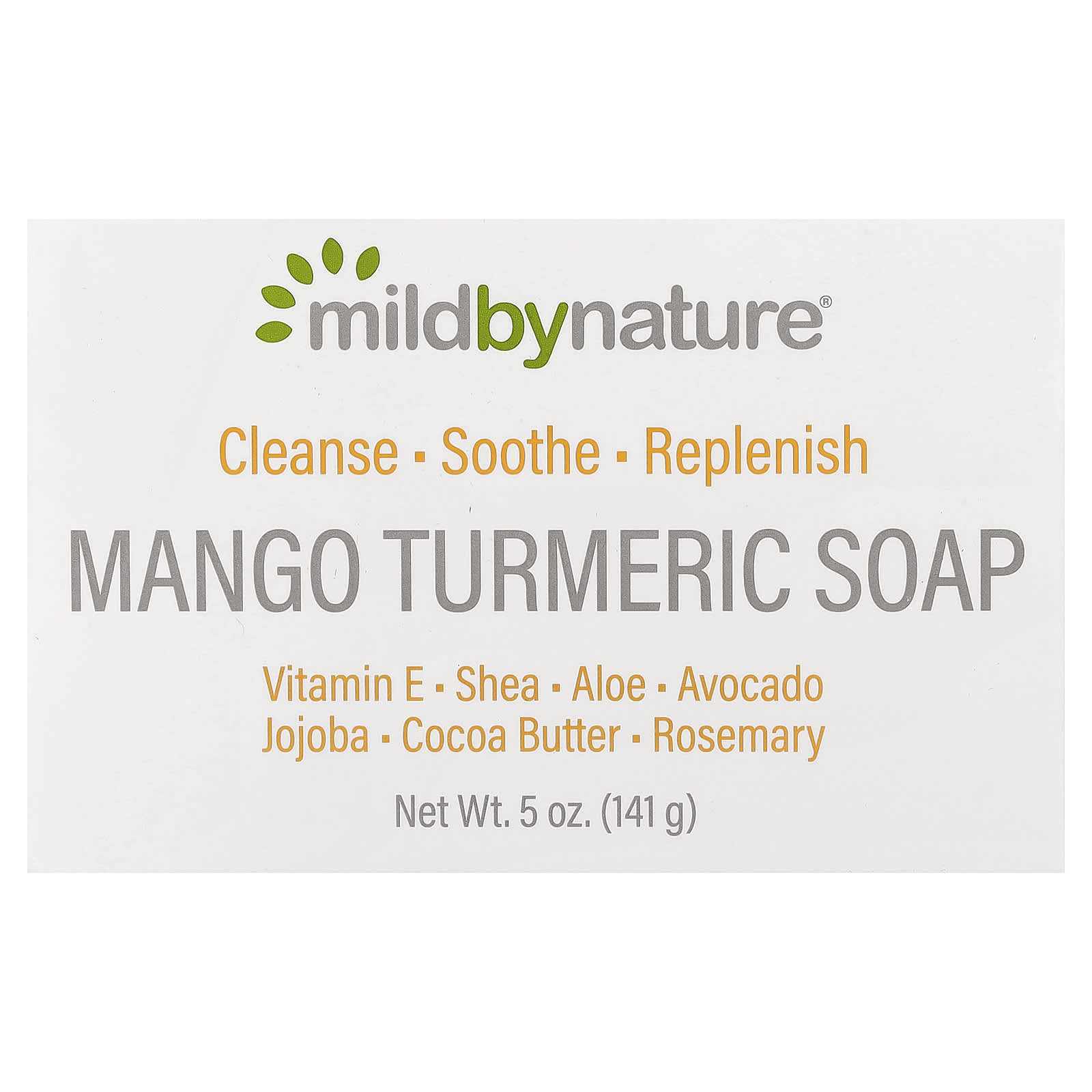 Куркума Mild By Nature Bar Soap, вкус Mango Turmeric, 141 г — фото 3