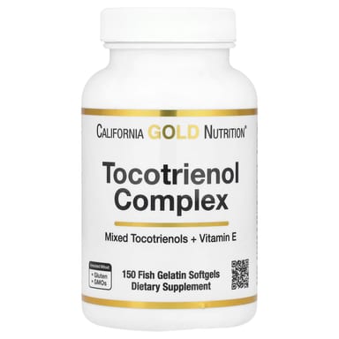 Комплекс California Gold Nutrition Tocotrienol with Vitamin E 150 Fish Gelatin, мягкие капсулы