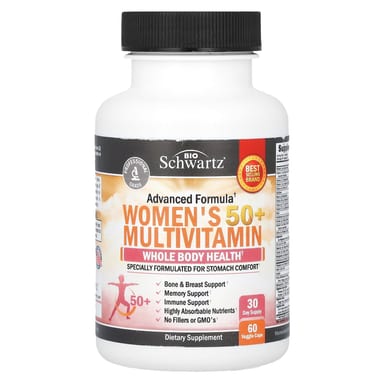 Мультивитамины BioSchwartz Women's 50+, 60 растительных капсул