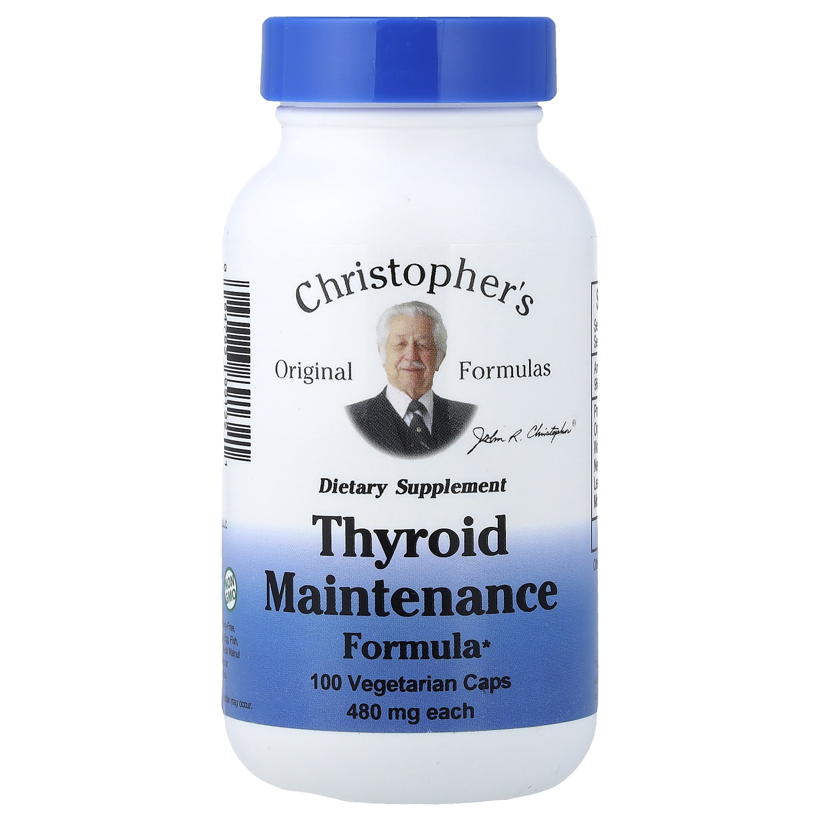 Комплекс Christopher's Original Formulas Thyroid Maintenance, оттенок 100 Vegetarian Caps