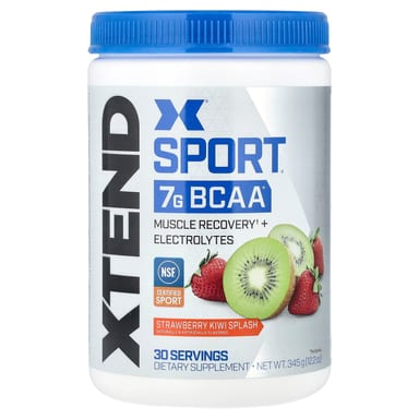 BCAA XTEND Sport®, вкус Strawberry Kiwi Splash, 7 г, 345 г