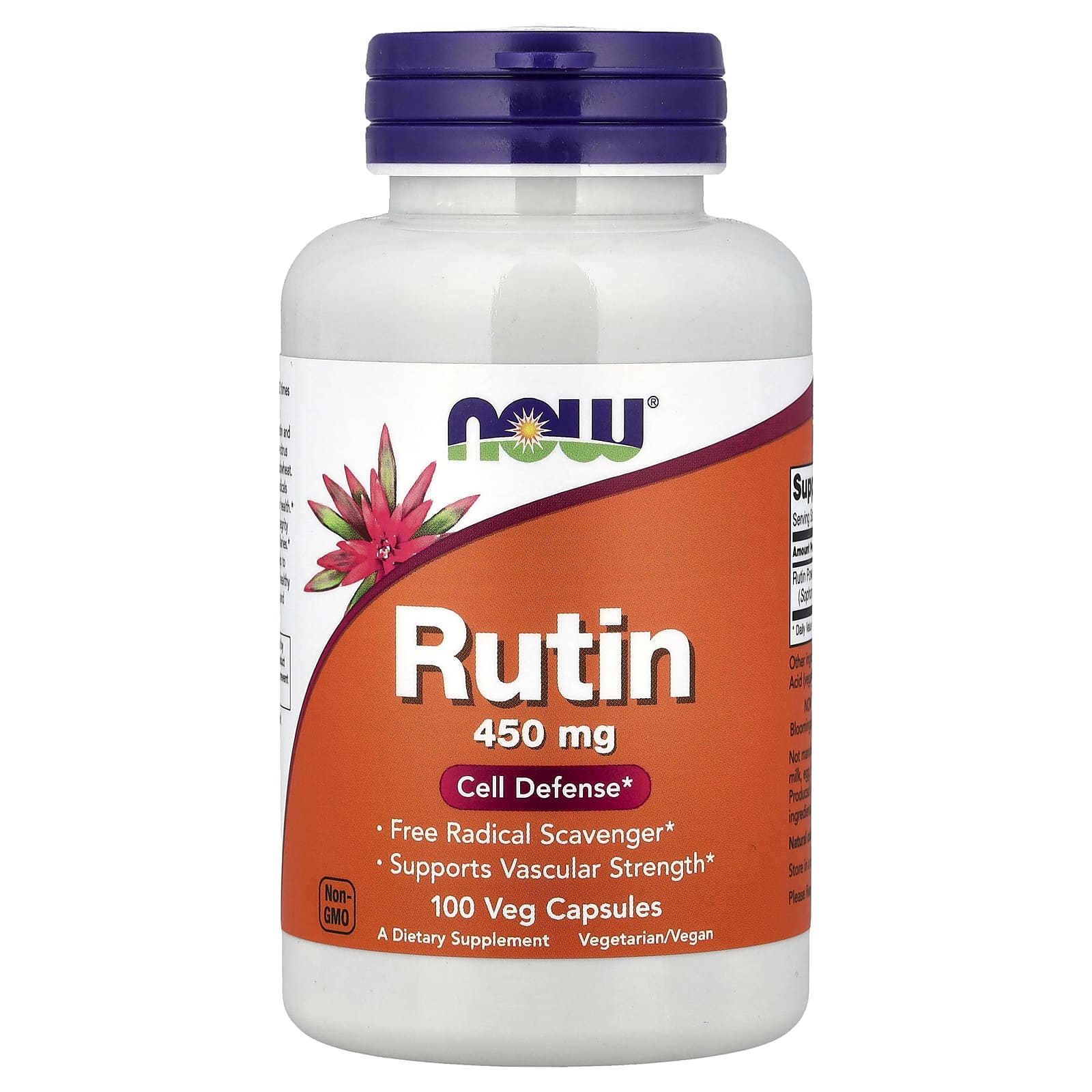 Рутин NOW Foods, 450 мг, 100 растительных капсул