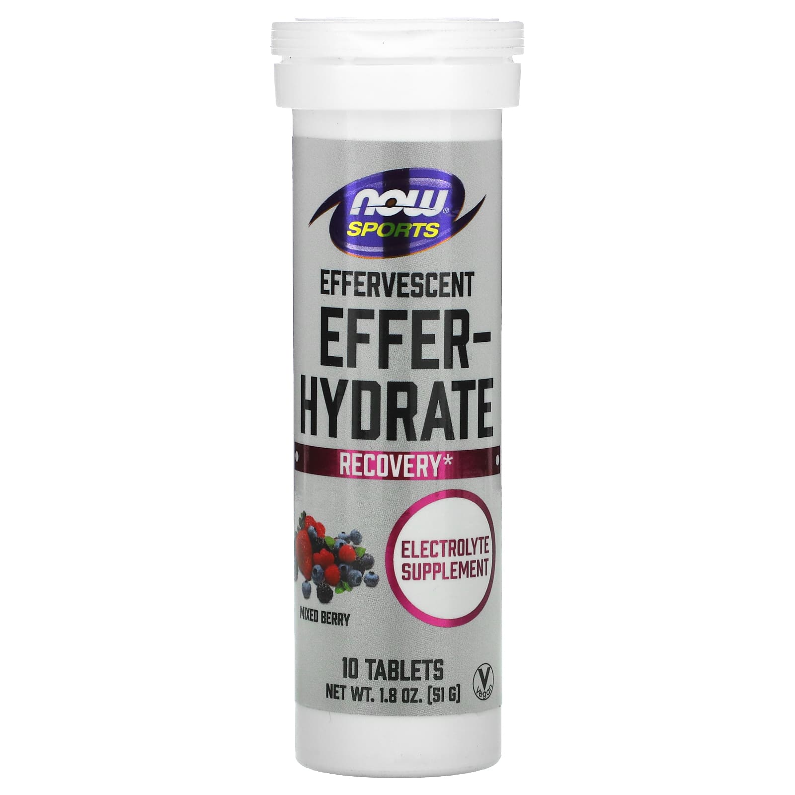 Спортивный напиток NOW Foods, 10 таблеток