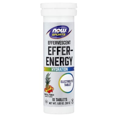 Комплекс Energy NOW Foods Sports Effer- Effervescent Tropical Punch, 52 г, 10 таблеток