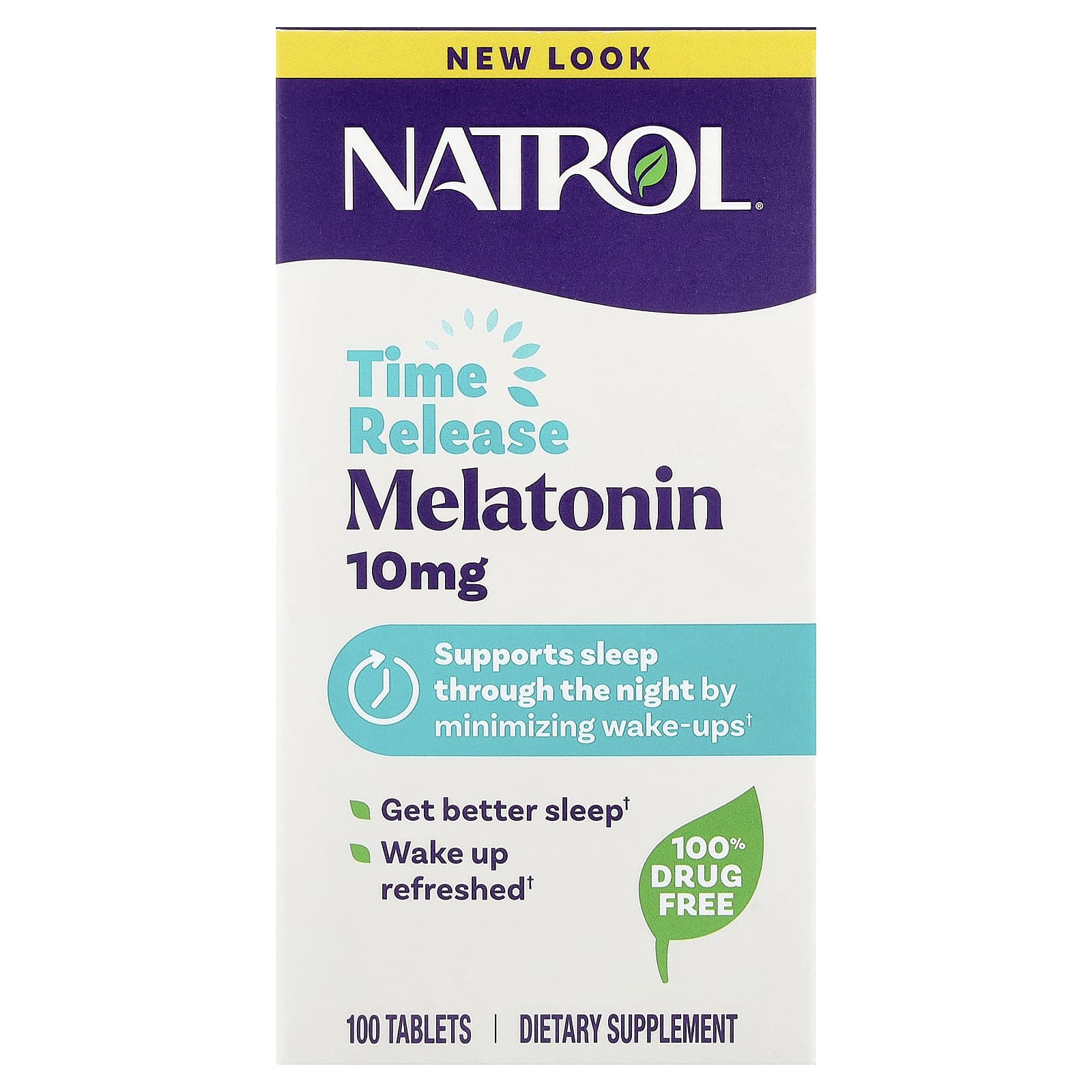 Мелатонин Natrol Time Release, 10 мг, 100 таблеток