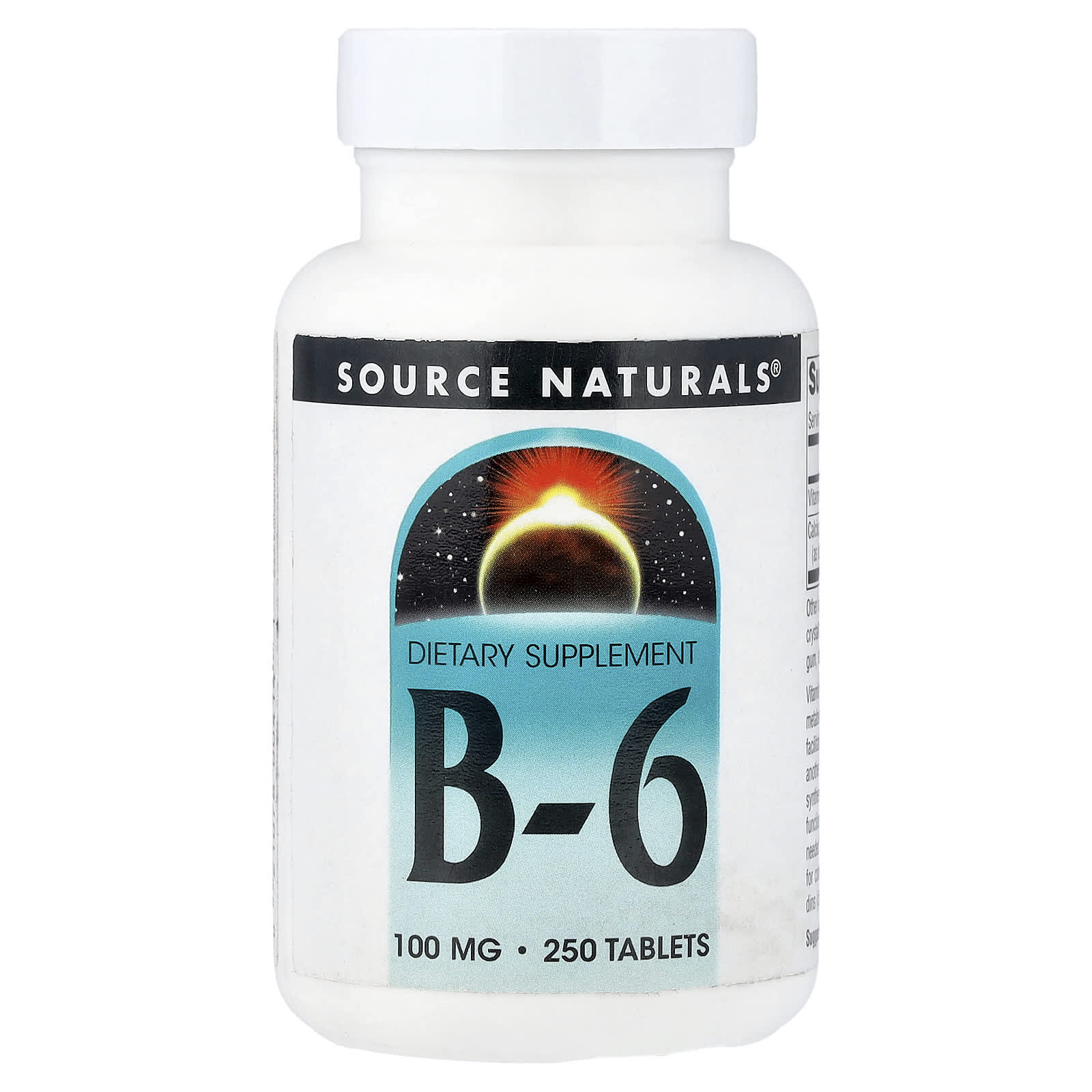 Витамин B6 Source Naturals, 250 таблеток