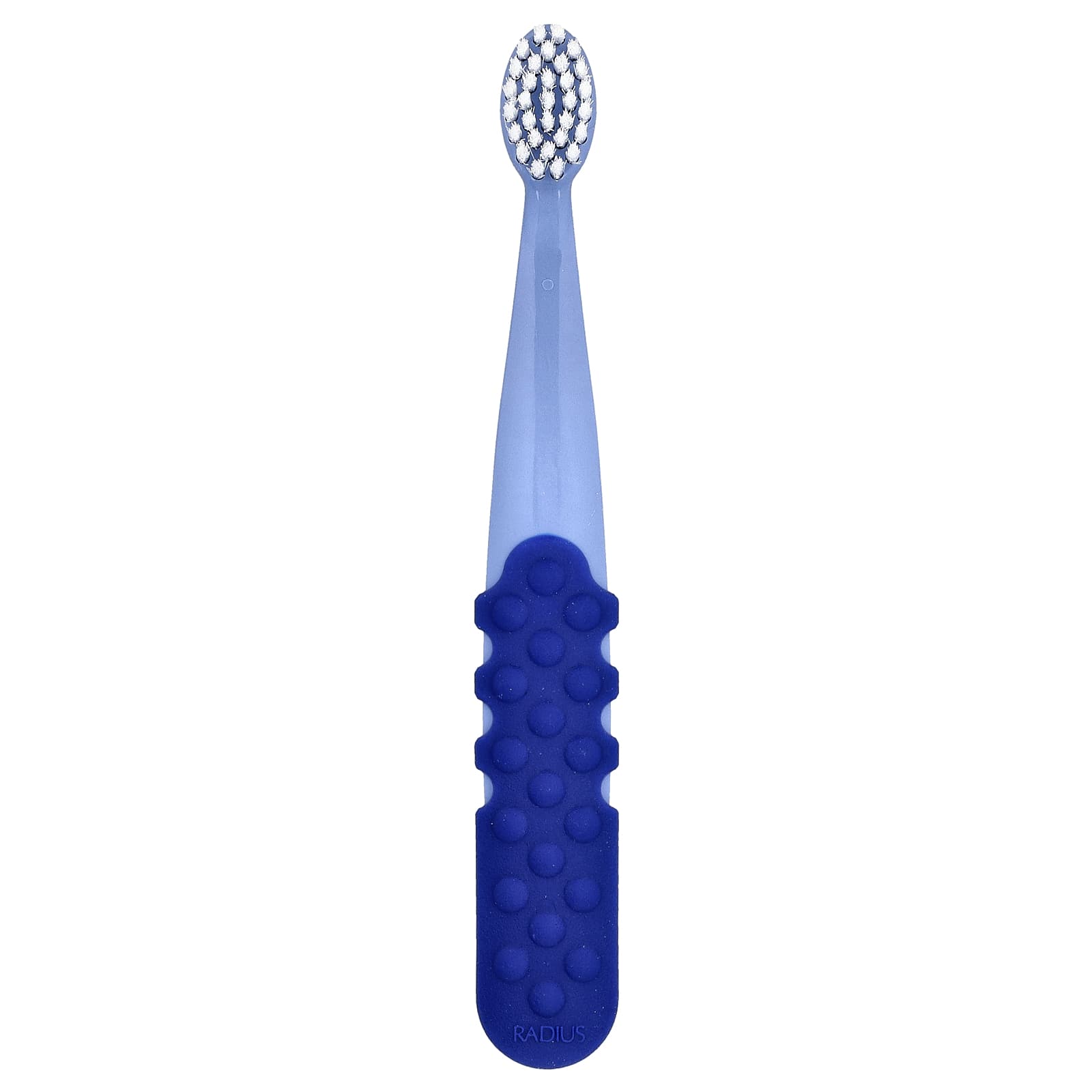 Зубная щётка RADIUS Totz Plus™ Brush 3 Years Extra Soft, оттенок Blue, 1 шт. — фото 3
