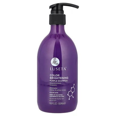 Фото товара: Шампунь Luseta Beauty Color Brightening Purple For Blonde & Gray Hair, 500 мл