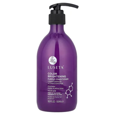 Фото товара: Кондиционер Luseta Beauty Color Brightening Purple For Blonde & Gray Hair, 500 мл