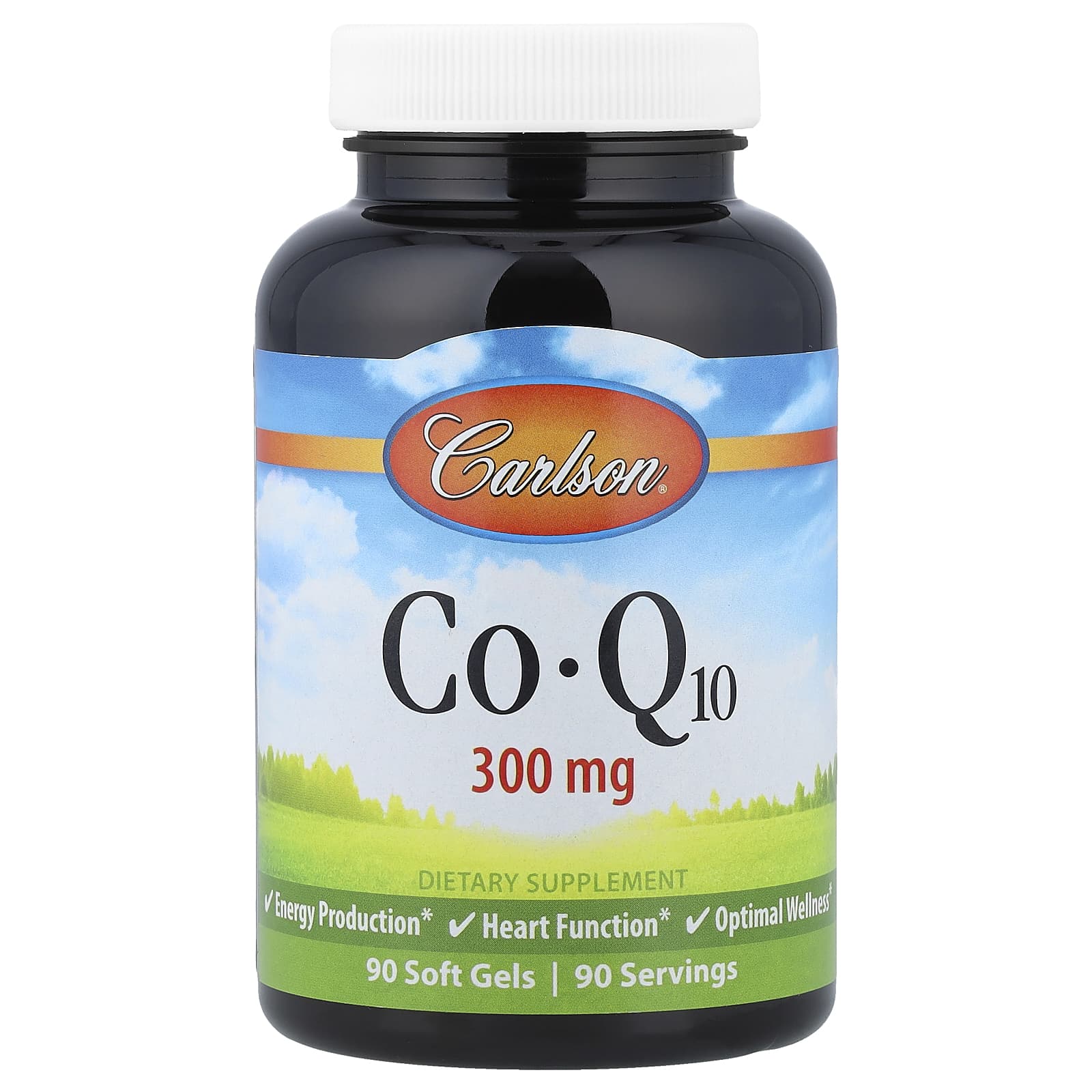 Коэнзим Q10 Carlson, 300 мг, 90 мягких капсул