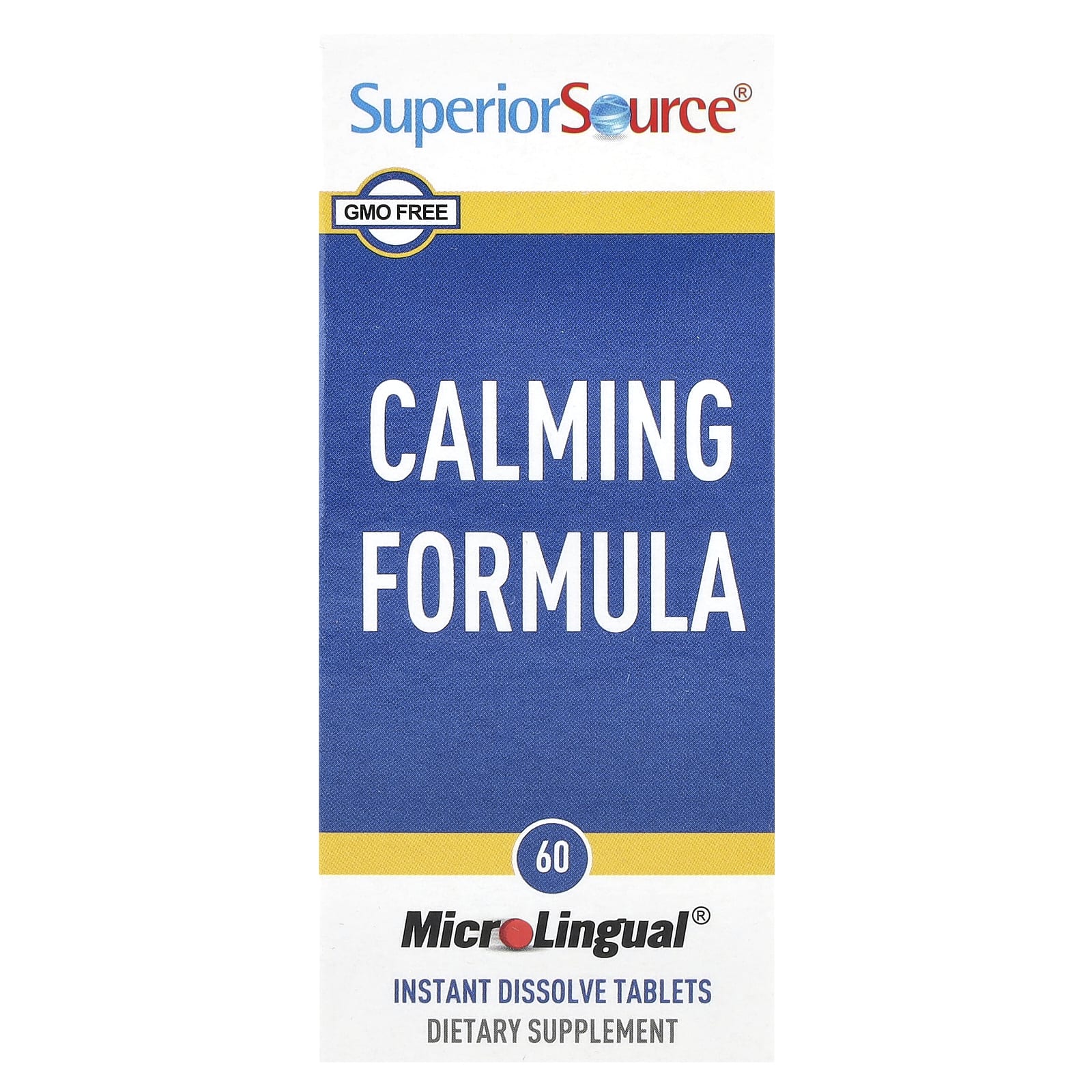 Комплекс Superior Source Calming, 60 быстрорастворимых таблеток MicroLingual — фото 2