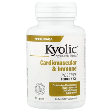 Комплекс Kyolic Aged Garlic Extract™ Cardiovascular & Immune Reserve 200, 600 мг, 60 капсул