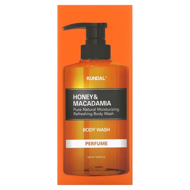 Детский гель для душа Kundal Honey & Macadamia Baby Powder, 500 мл, порошок