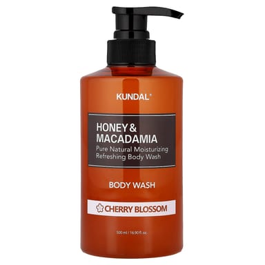 Гель для душа Kundal Honey & Macadamia, вкус Cherry Blossom, 500 мл