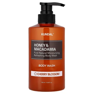 Фото товара: Гель для душа Kundal Honey & Macadamia, аромат «Cherry Blossom», 500 мл