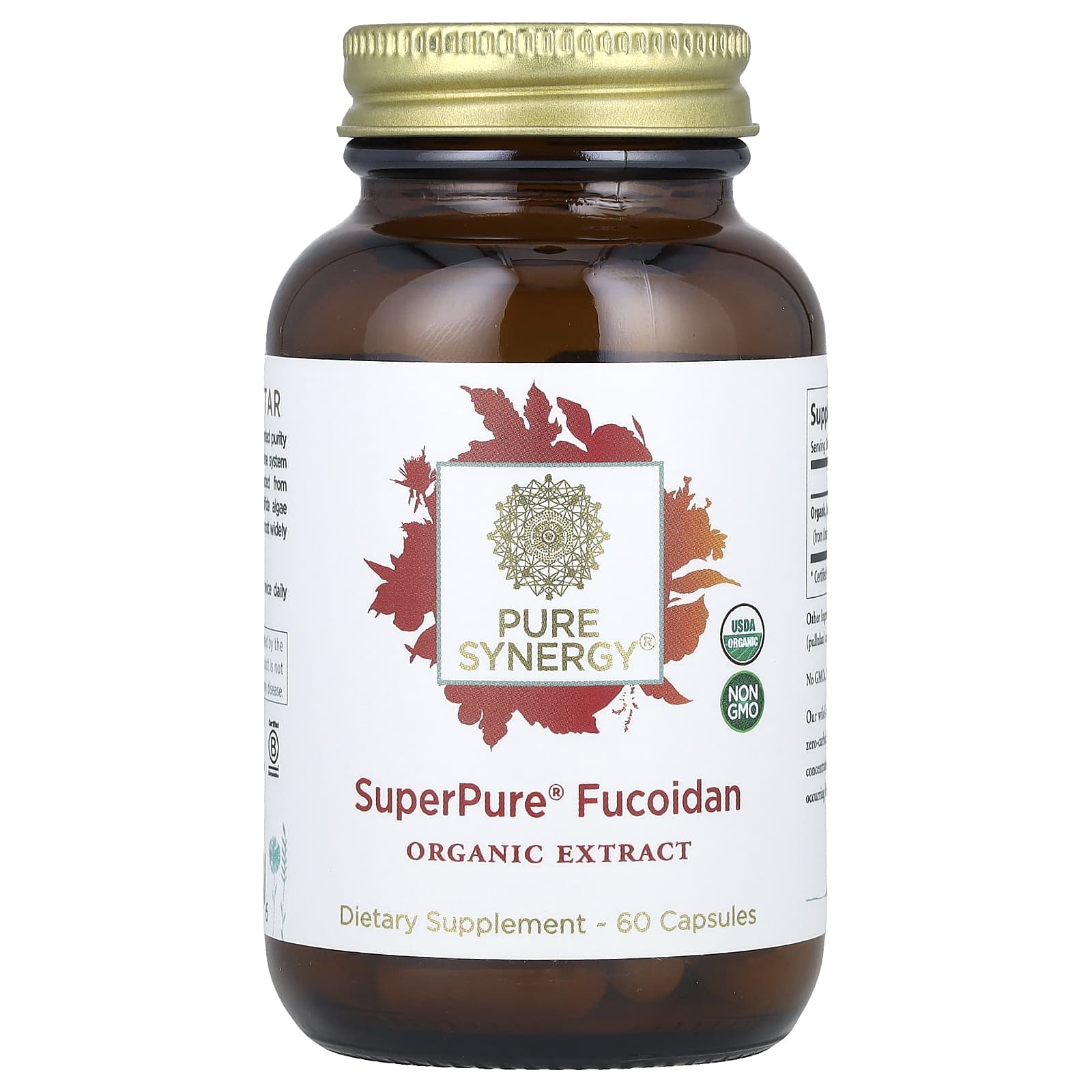 Фукоидан Pure Synergy SuperPure®, 100 мг, 60 капсул