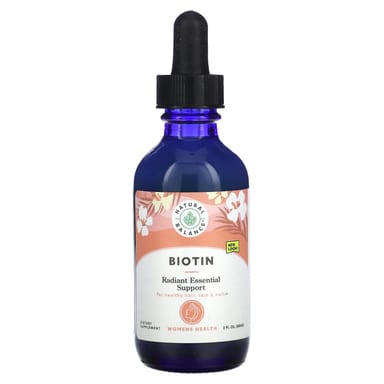 Биотин Natural Balance Liquid Radiant Essential Support, 60 мл, жидкая форма