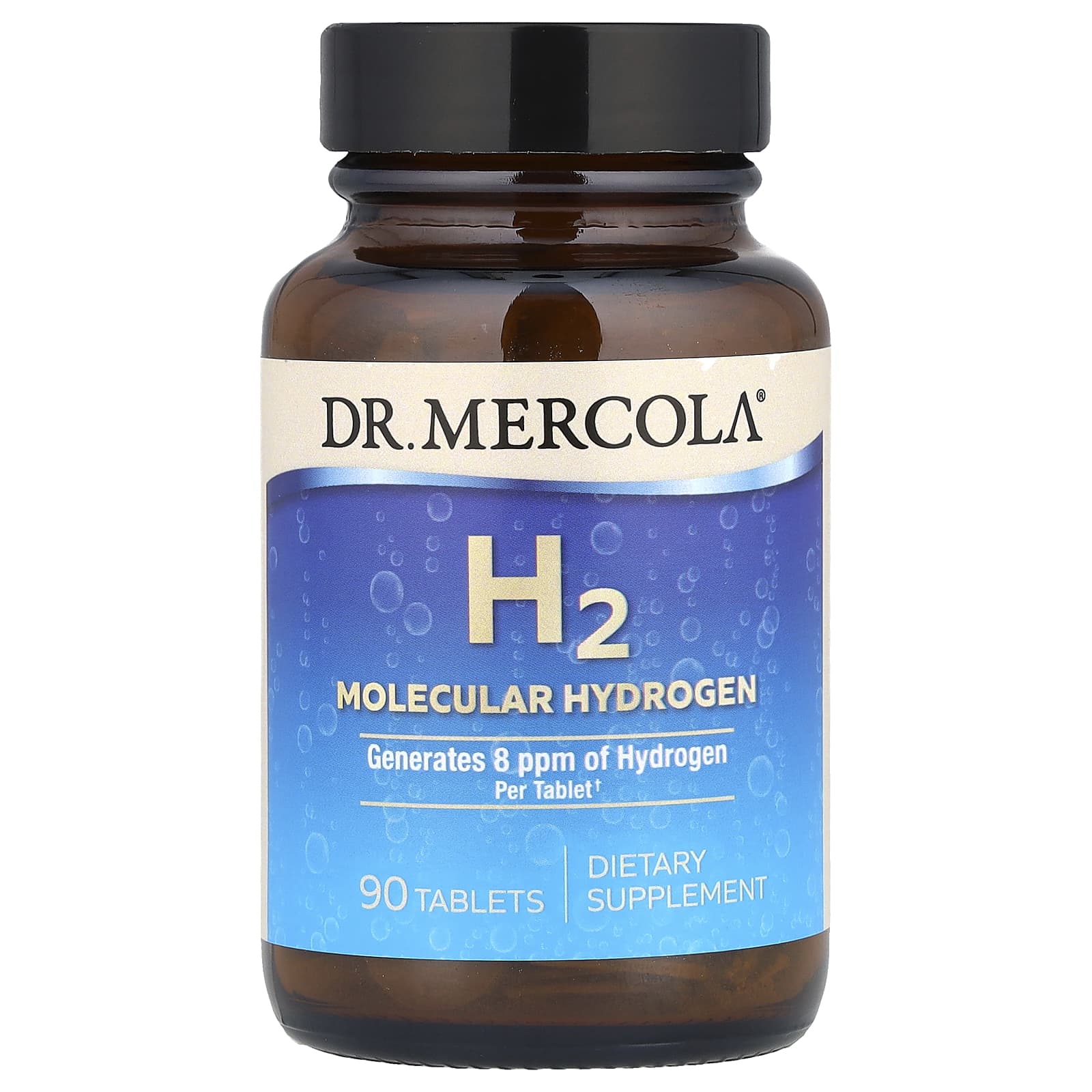 Молекулярный водород Dr. Mercola, 90 таблеток (80 мг на таблетку)