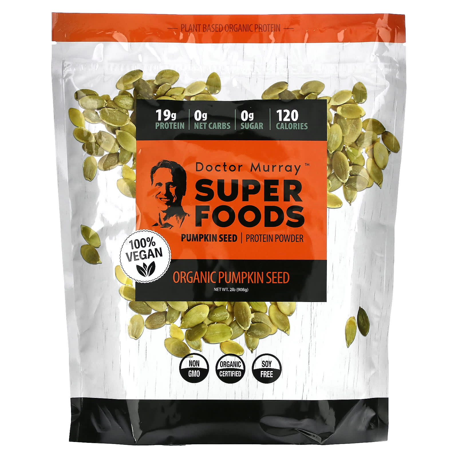 Протеиновый порошок Dr. Murray's Super Foods Organic Pumpkin Seed, 908 г