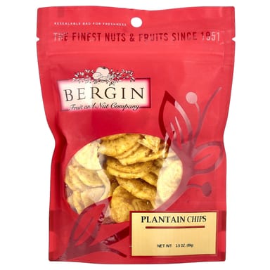 Чипсы Bergin Fruit and Nut Company Plantain, 99 г