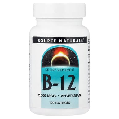 Витамин B12 Source Naturals, 2000 мкг, 100 пастилок