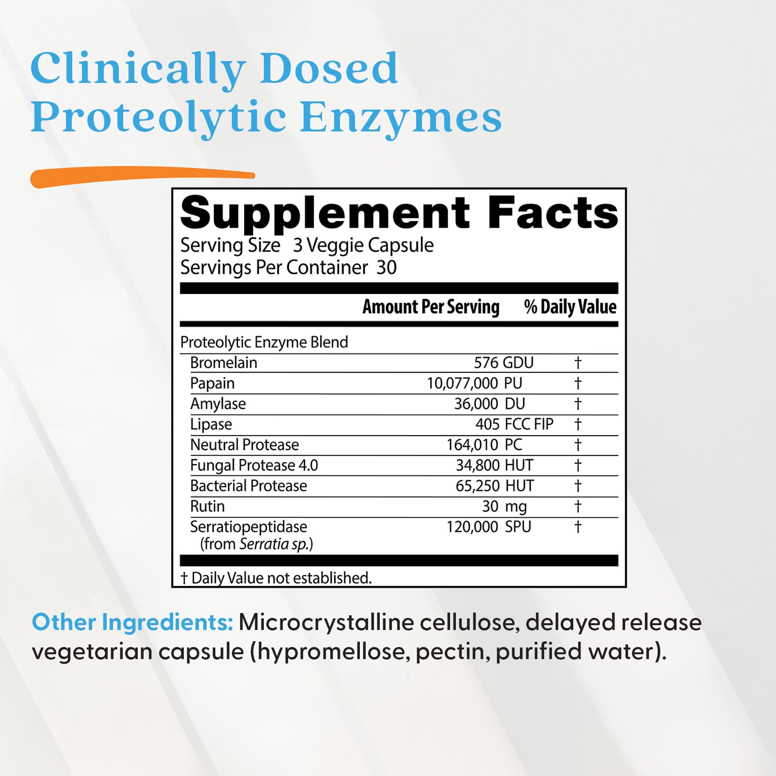 Ферменты Doctor's Best Proteolytic 90 Delayed Release — фото 2