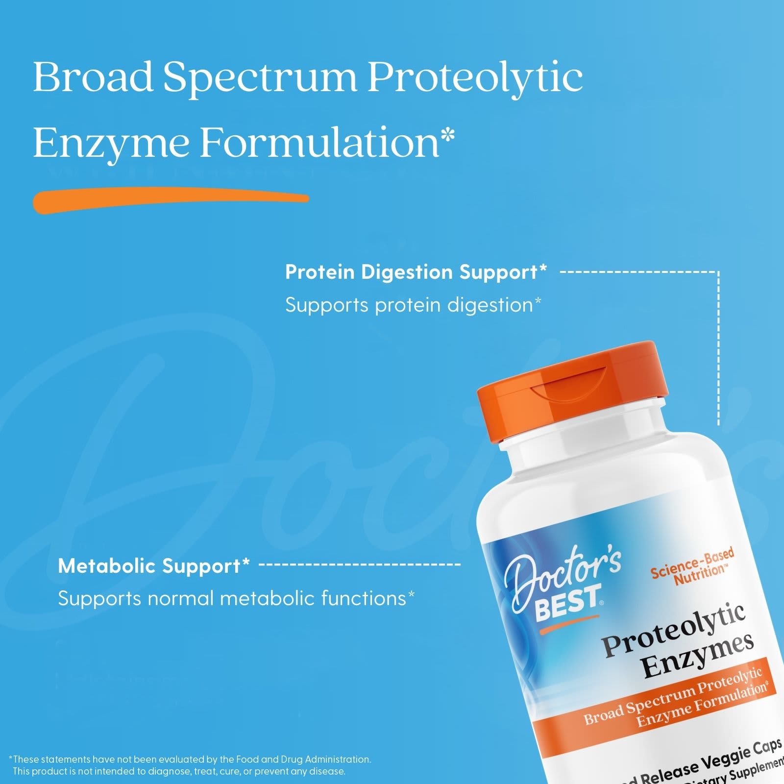 Ферменты Doctor's Best Proteolytic 90 Delayed Release — фото 3