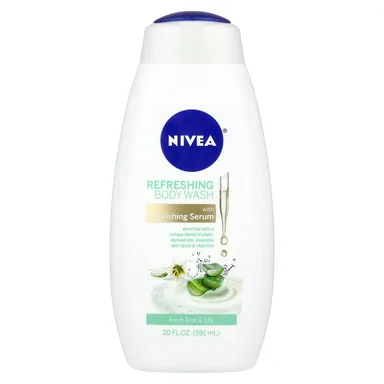 Фото товара: Гель для душа Nivea Refreshing Fresh Aloe & Lily, 591 мл